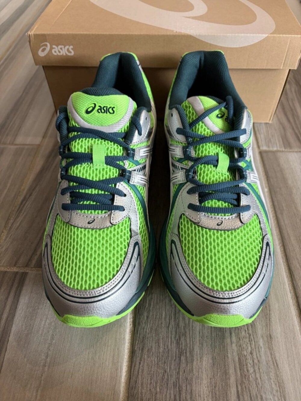 Men's ASICS GEL-SEKIRAN Sneaker - Green Gecko Pure Silver 1203A954-300 - Limited - Picture 5 of 13